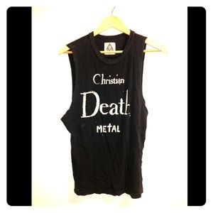 UNIF Christian Death Metal muscle tank